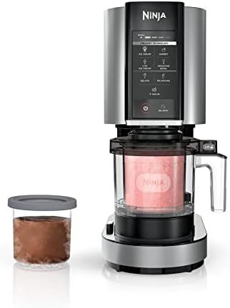 Ninja NC299AMZ CREAMi Ice Cream Maker, for Gelato, Mix-ins, Milkshakes, Sorbet, Smoothie Bowls & ... | Amazon (US)