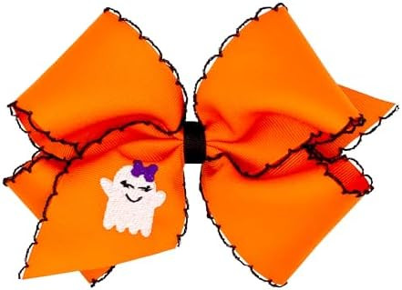 Wee Ones Girls' Halloween Themed Fall Color Hair Bows and Hair Accessories, Clips, Hairbands, and... | Amazon (US)