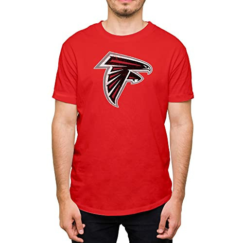 Hybrid Sports NFL - Atlanta Falcons - Distressed Team Logo - Men's and Women's Short Sleeve T-Shirt - Size X-Large Atlanta Falcons - Red | Amazon (US)