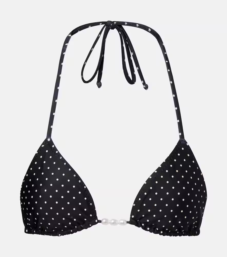 Same Embellished polka-dot bikini top | Mytheresa (US/CA)