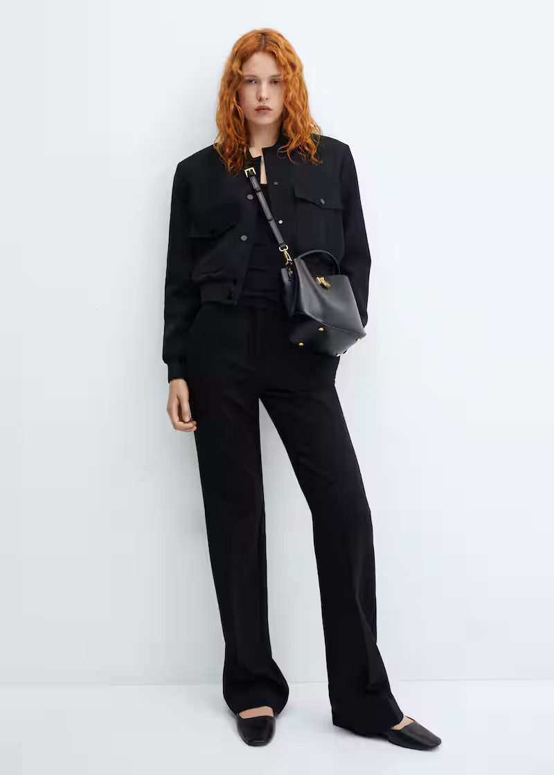 Padlock shopper bag -  Women | Mango USA | MANGO (US)