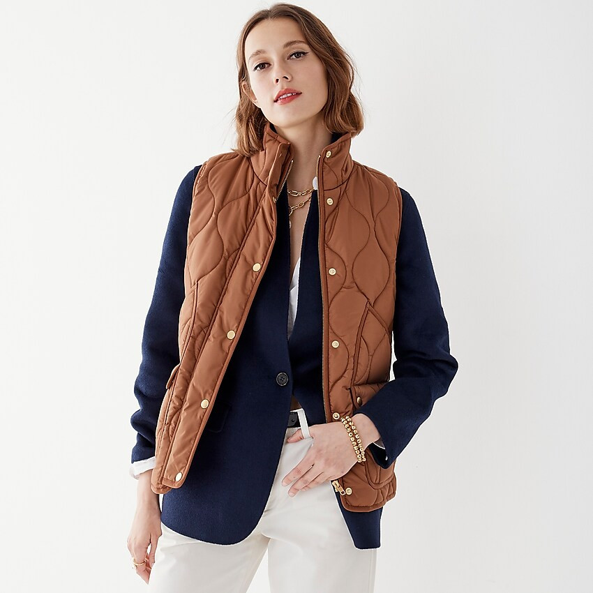 New quilted excursion vest | J. Crew US