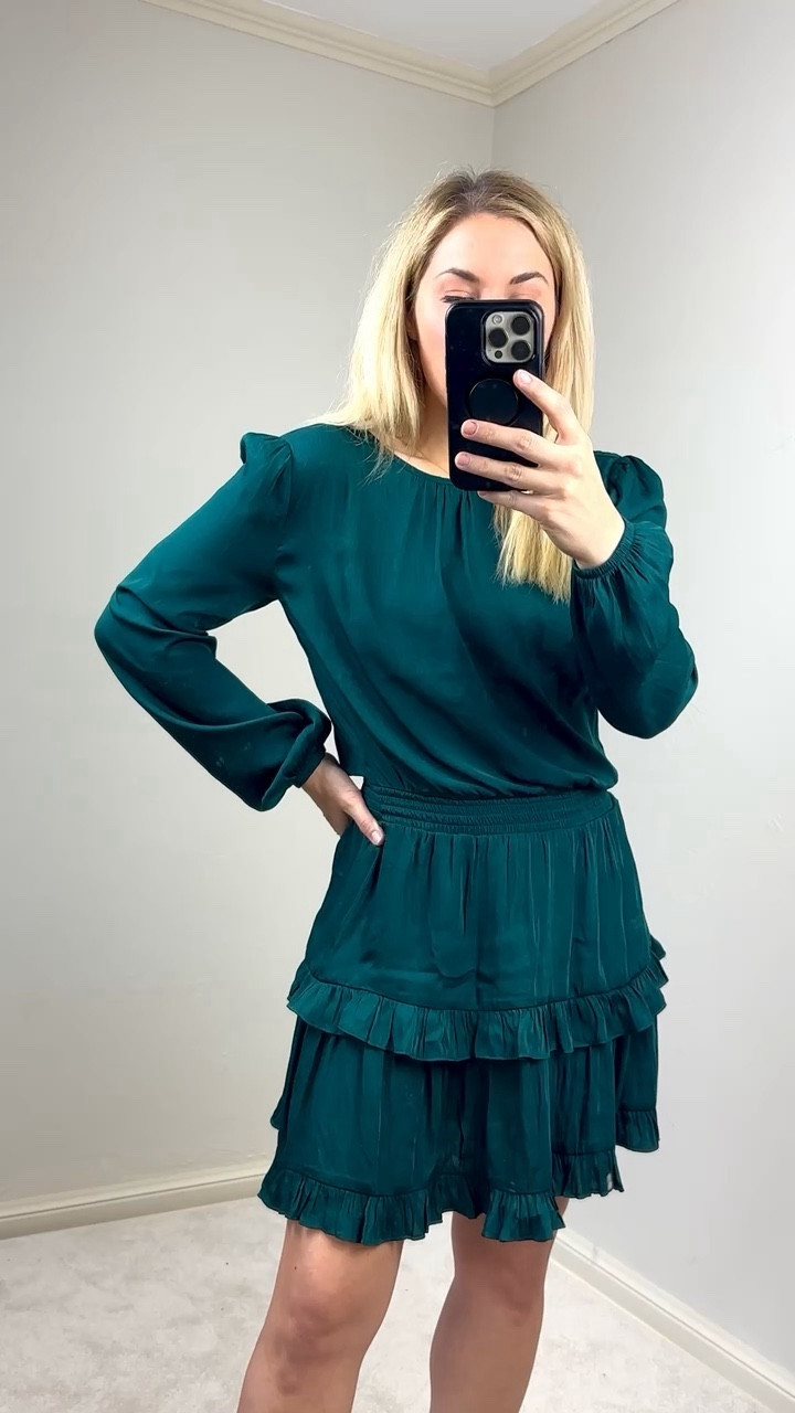 Long-Sleeve Smocked-Waist Romper curated on LTK