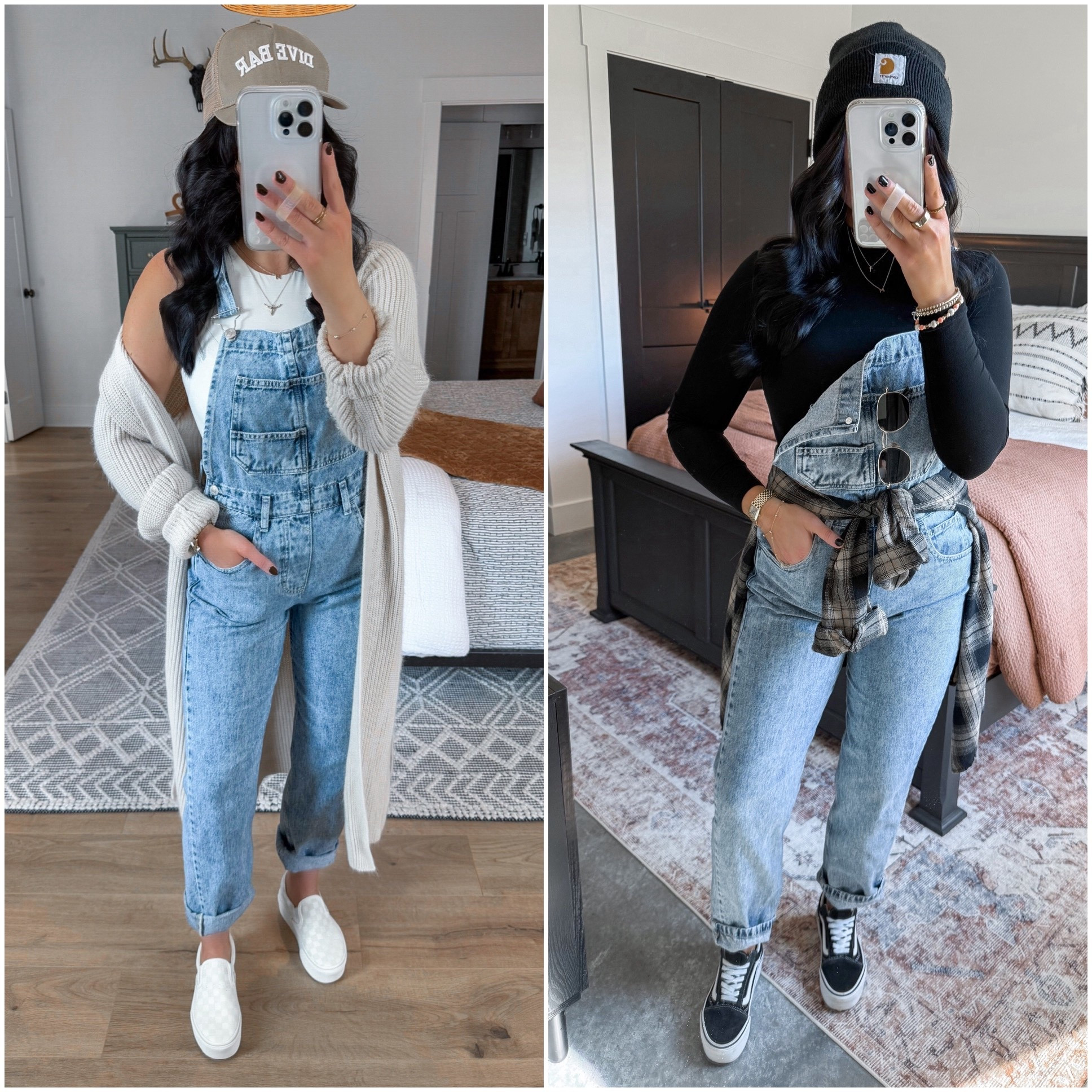 These Free People denim overalls were another 2025 top seller (& I'm not even surprised!) I love the fit and they're a great basic that you can style multiple ways! 👏🏼

*Some things are no longer available, so I did link alternatives for the cardigan & hat! Also linked another website for my overalls since Amazon is sold out in some sizes! 



#LTKPetite #LTKootd