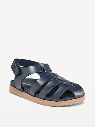 Unisex Faux-Leather Fisherman Sandal for Toddler | Old Navy (US)