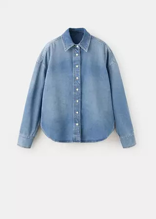 100% cotton denim shirt | Mango (US/MX/AU)