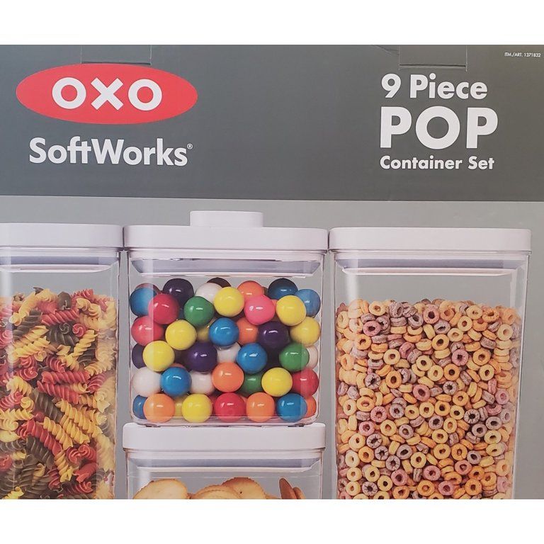 OXO Softworks 9 Piece Pop Container Set - Walmart.com | Walmart (US)