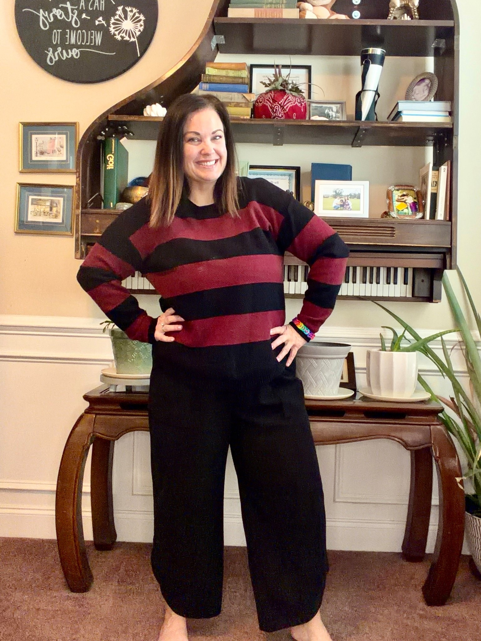 Whoever said we can’t wear stripes is WRONG! 

#LTKselfcare #LTKMidsize #LTKOver40