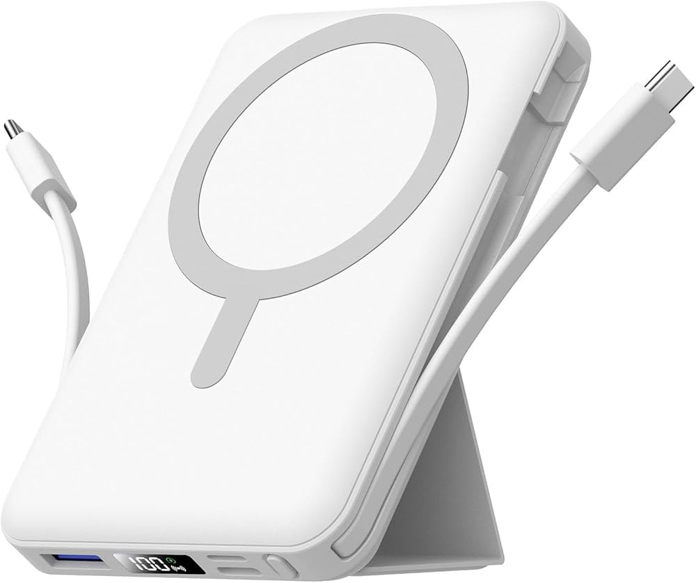 Azmuth for Magsafe Power Bank, 10000mAh Magnetic Battery Pack, 20W PD Fast Charging with USB-C Ca... | Amazon (UK)