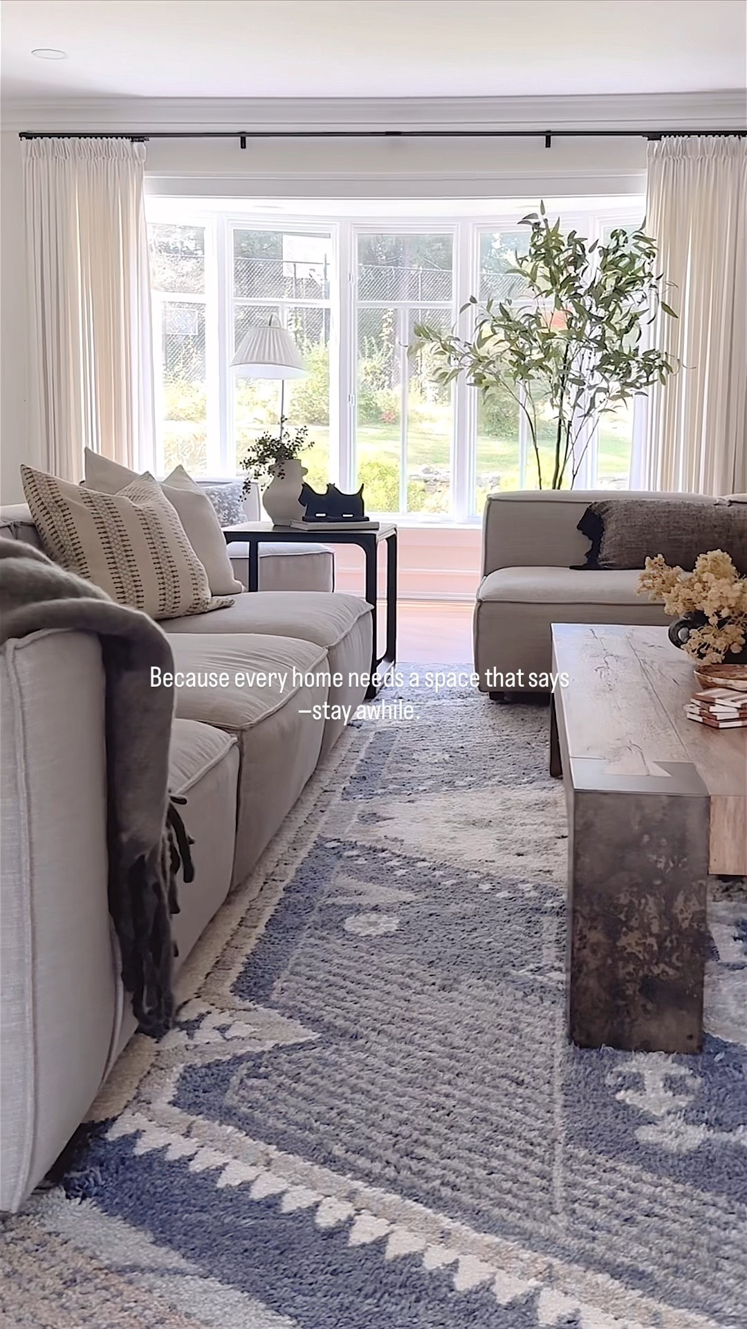 I wanted this room to feel calm, comfortable, and quietly elevated. A mix of warm neutrals and relaxed textures makes it the kind of space you never want to leave. ✨☕️

#LTKHome #LTKSaleAlert #LTKStyleTip