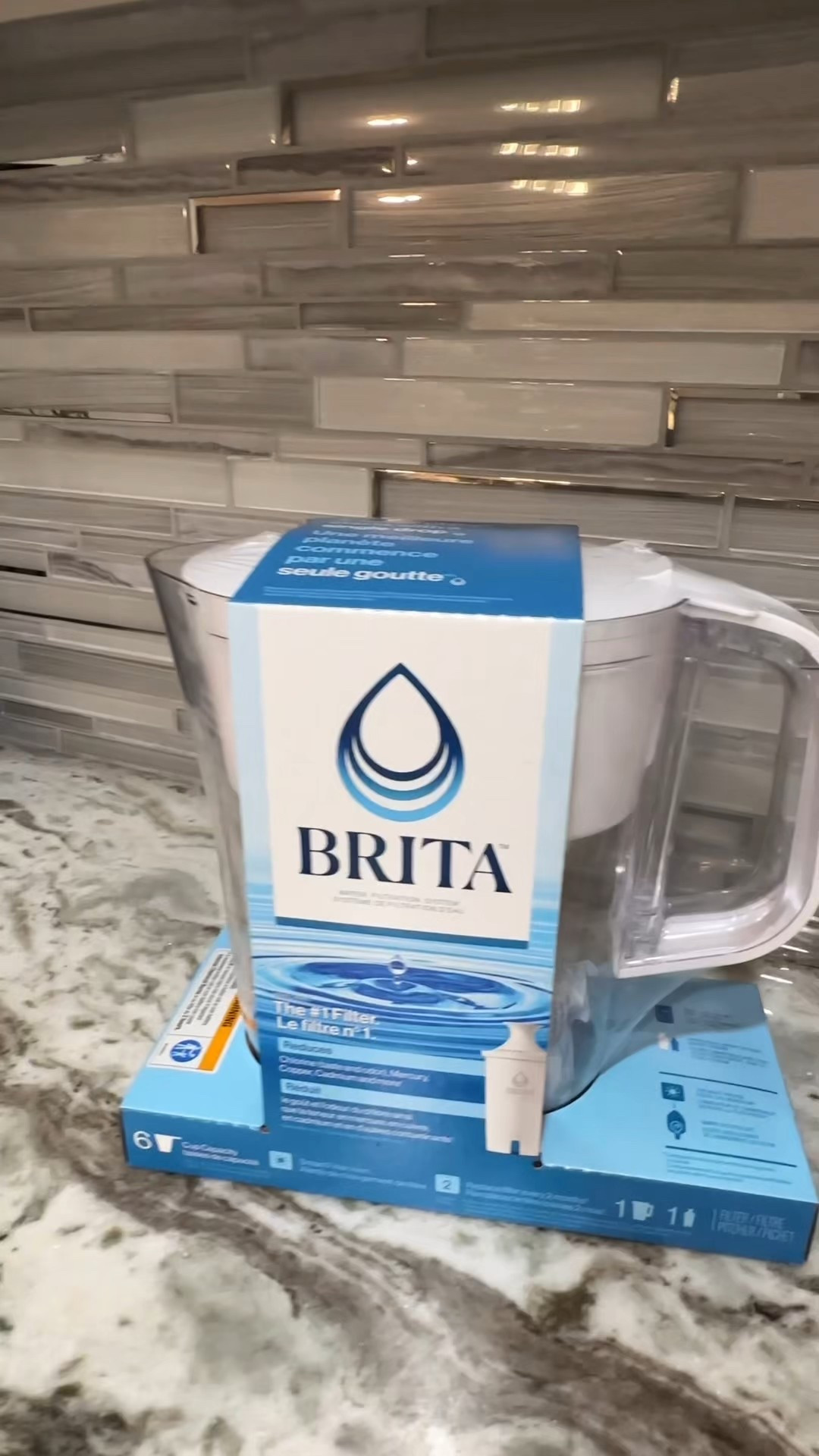 Brita 6 cup pitcher with original filter , has indicator 

#LTKHome