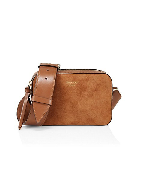 Jimmy Choo Pegasi Suede Camera Bag | Saks Fifth Avenue