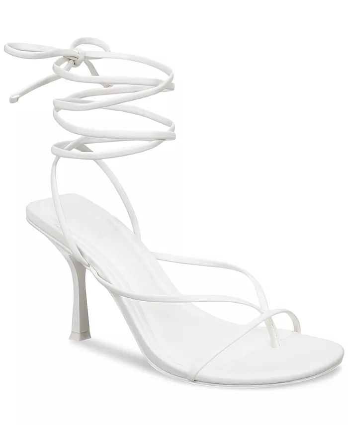Women's Pippa Lace-Up Ankle-Tie Dress Sandals, Created for Macy's | Macys (US)