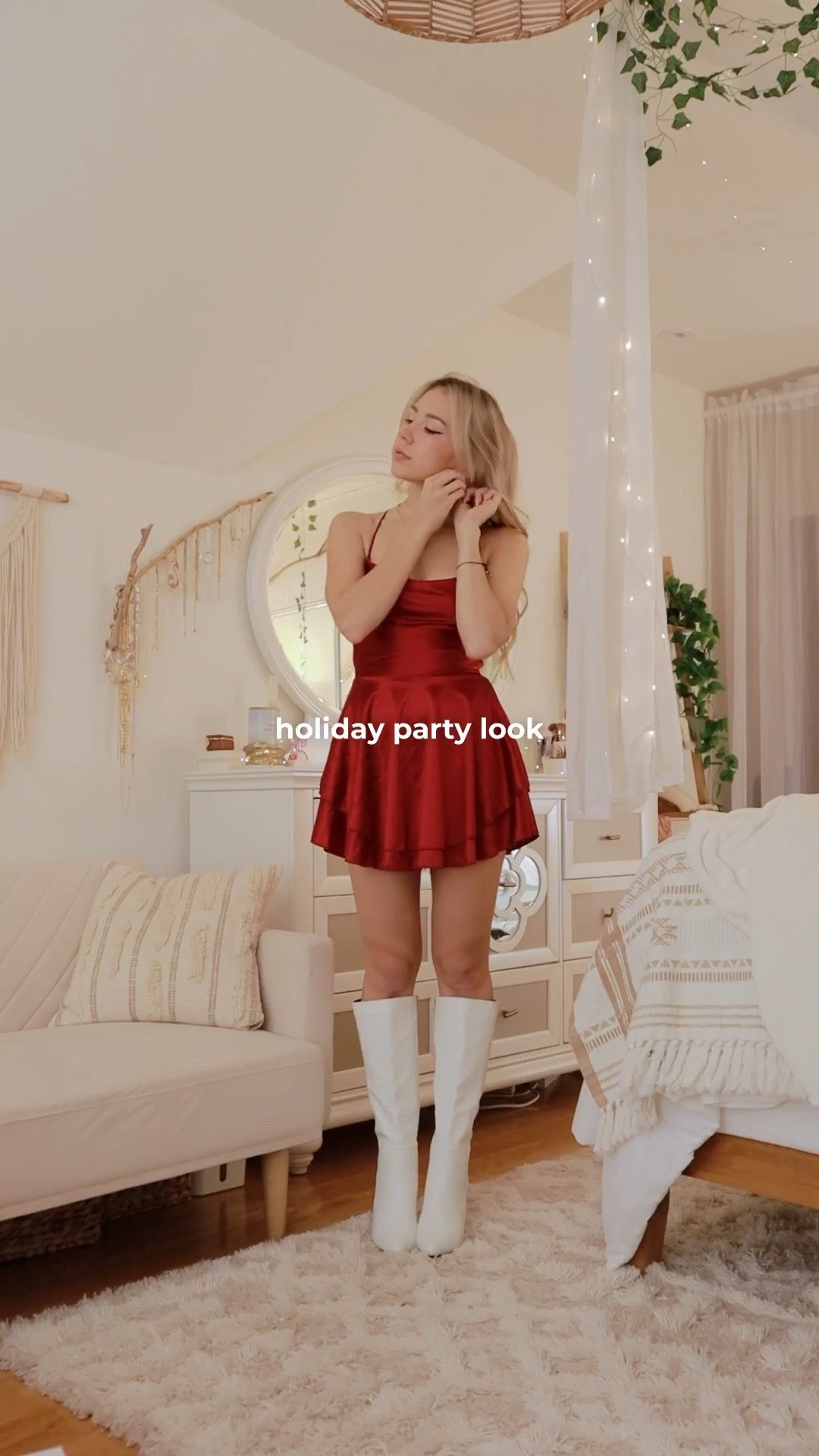 Simple and classy holiday party outfit idea… items from SHEIN mostly ❤️ Christmas outfit idea

#LTKHoliday #LTKFindsUnder50 #LTKSeasonal