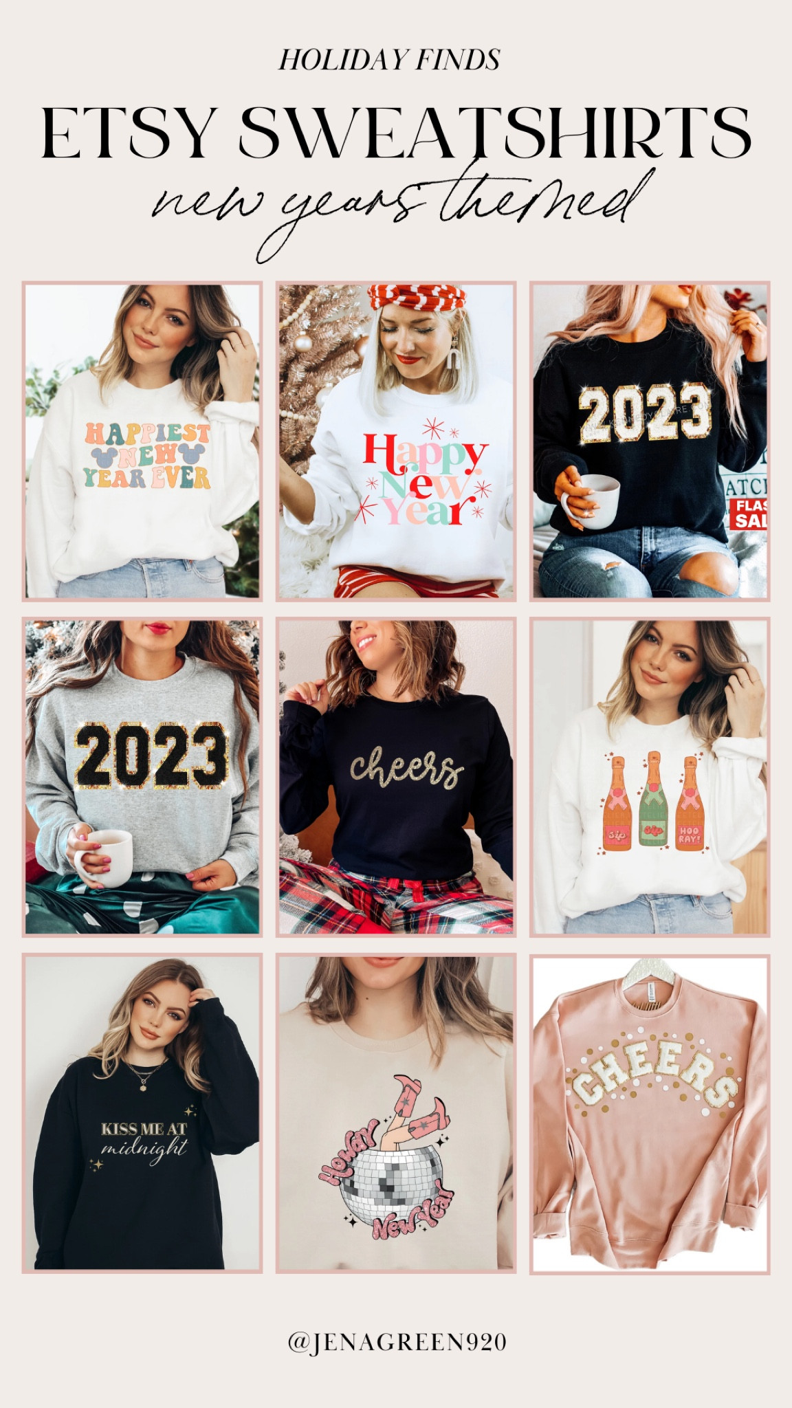 New Years Sweatshirts | New Years Eve Sweatshirts | Holiday Sweatshirts | NYE Sweatshirts | NYE Night In

#LTKHoliday #LTKSeasonal #LTKunder100