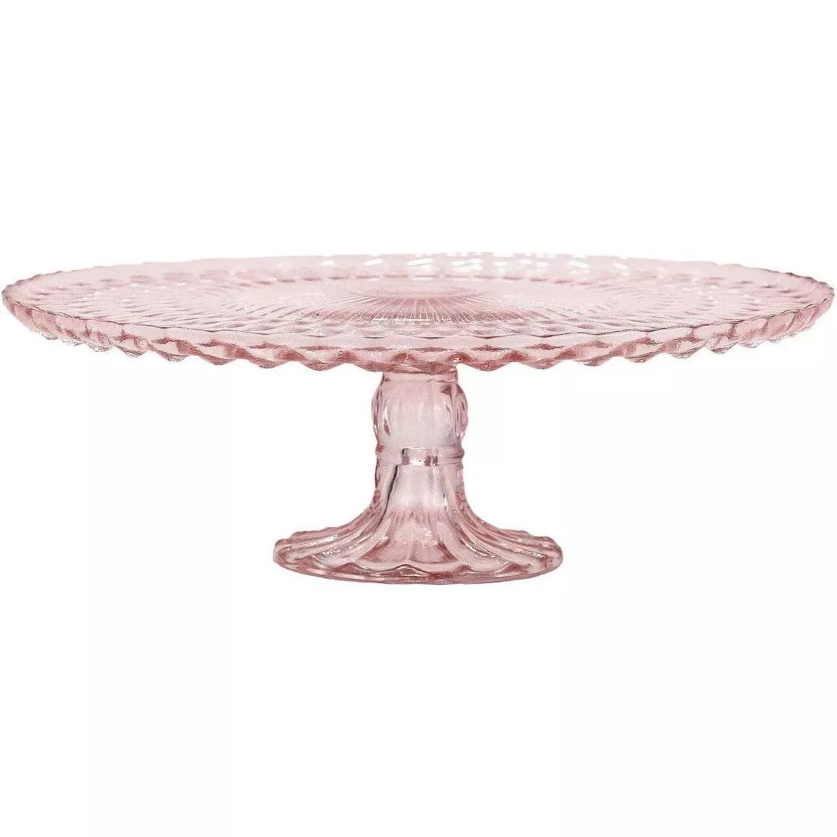 Amici Home Rochester Footed Glass Cake Stand, Round Vintage Style Serving Platter for Cupcakes, C... | Target