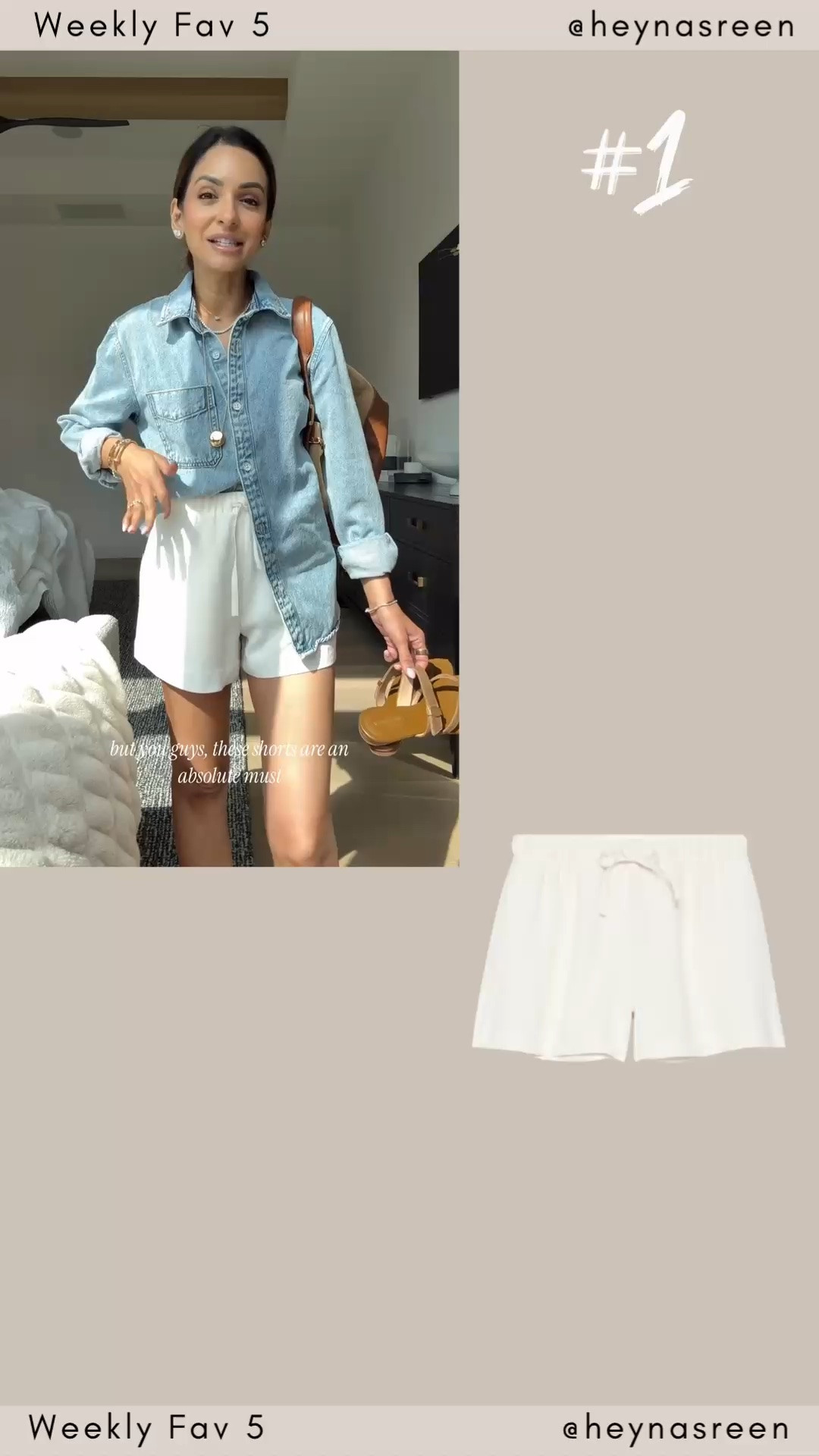 Fav 5:
#1: Aritzia lodge shorts, same materials as my fav pants. So comfy but still chic!