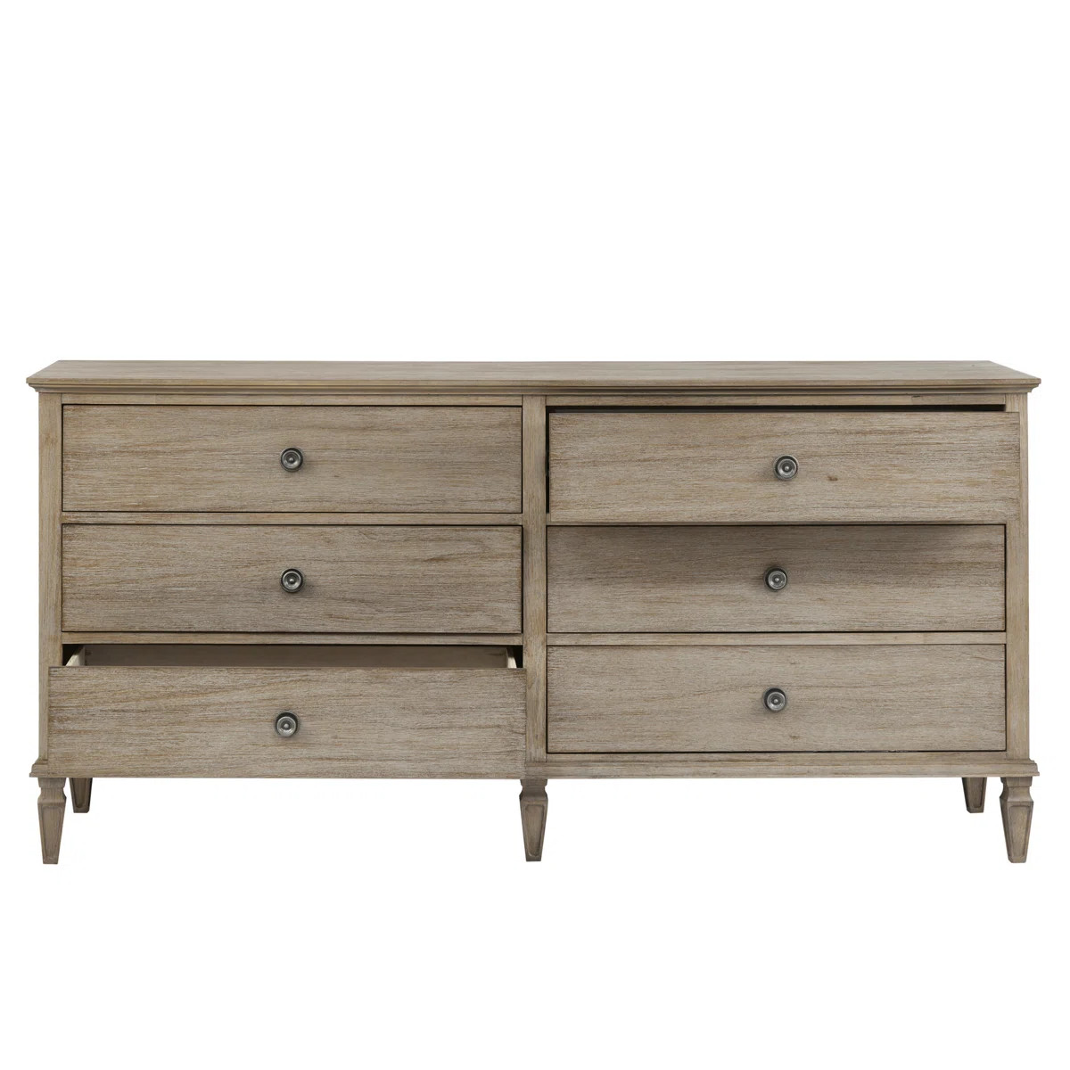 Victoria 6-Drawer Double Wide Wood Dresser | Wayfair North America