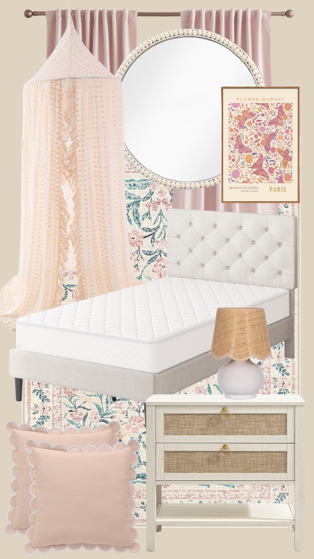 The sweetest design inspo for your girl’s bedroom! 

#LTKHome