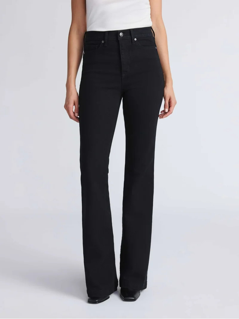 Sofia by Sofia Vergara Women's and Women's Plus Melisa Flare High Rise Jeans, 30.5", 32.5" and 34... | Walmart (US)