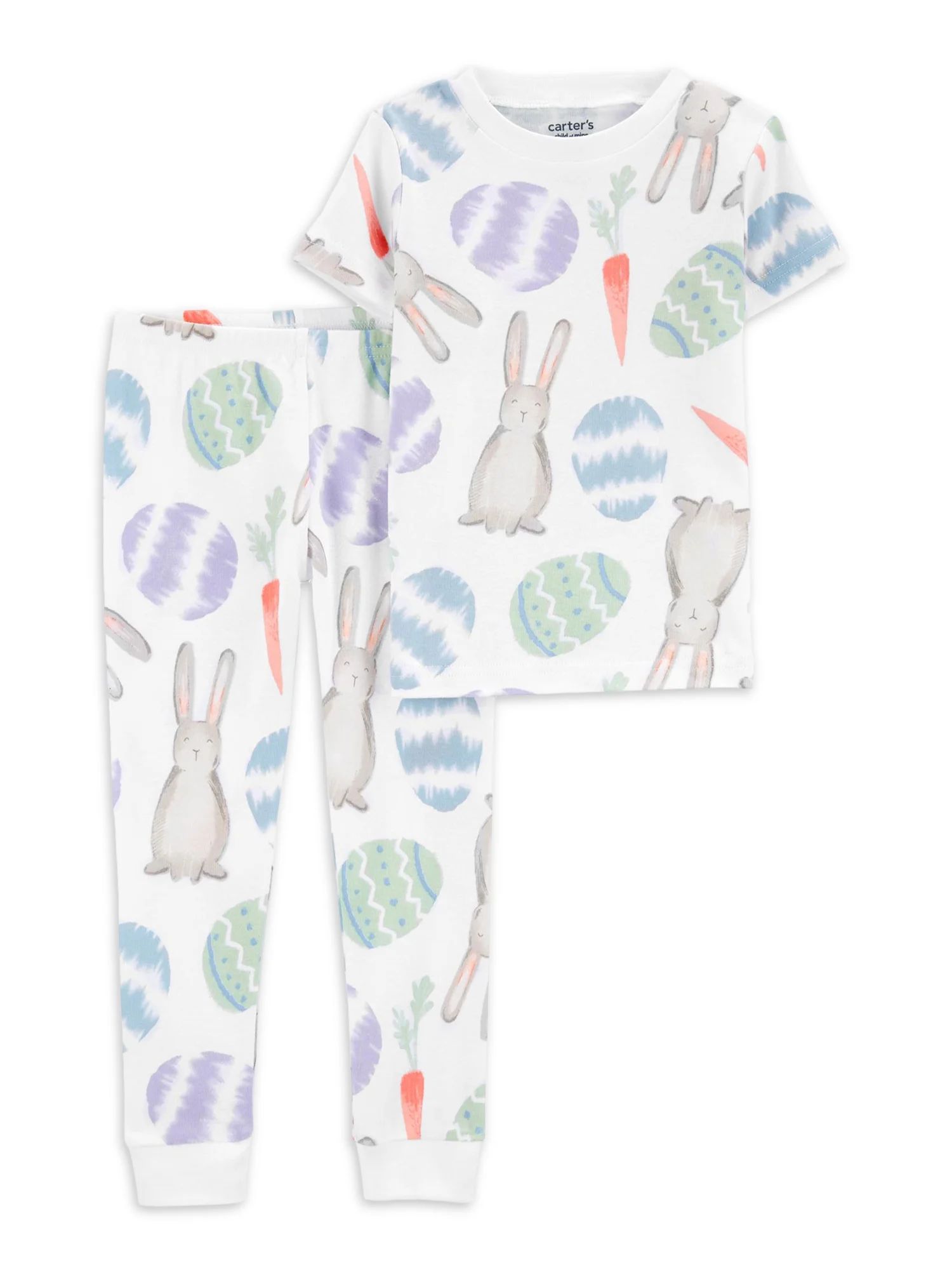 Carter's Child of Mine Baby and Toddler Unisex Easter Pajama Set, 2-Piece, Sizes 12M-5T | Walmart (US)