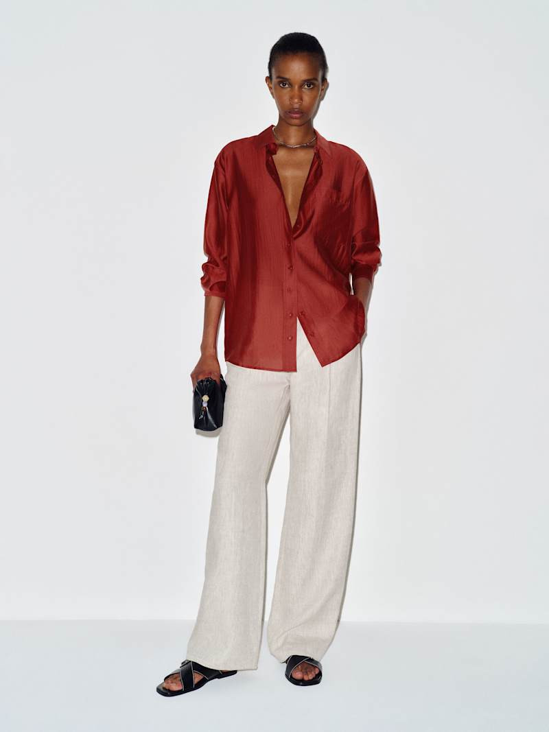 Eli Oversized Shirt | Reformation (Global)
