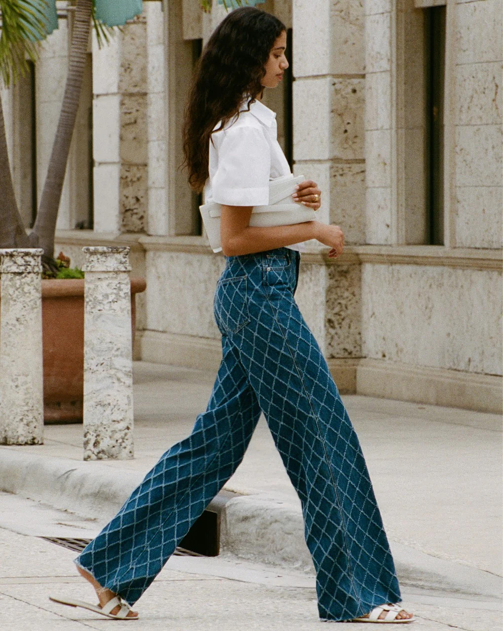 Via Slide Sandal | Veronica Beard