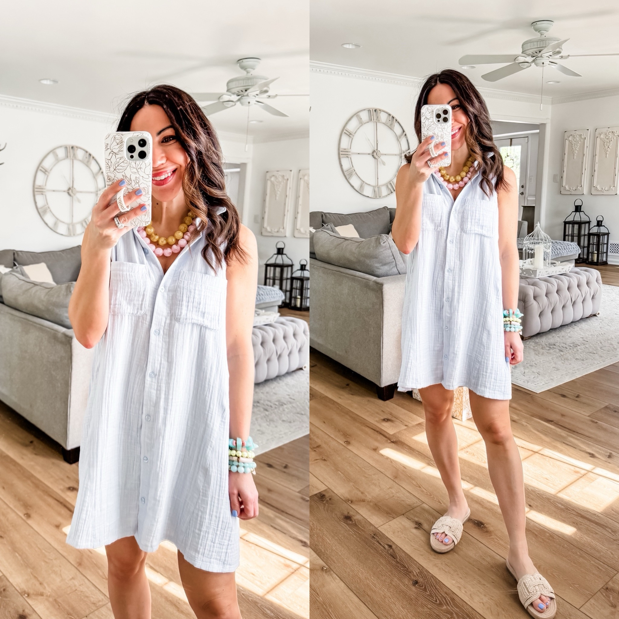 Xs gauze dress 



#LTKPetite #LTKOver40