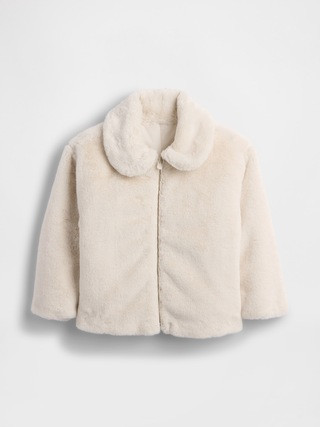 babyGap Faux-Fur Jacket | Gap Factory