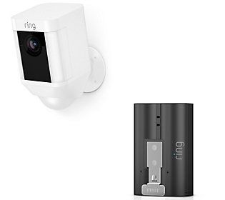 Ring Wireless Spotlight w/Extra Battery and Ring Assist | QVC