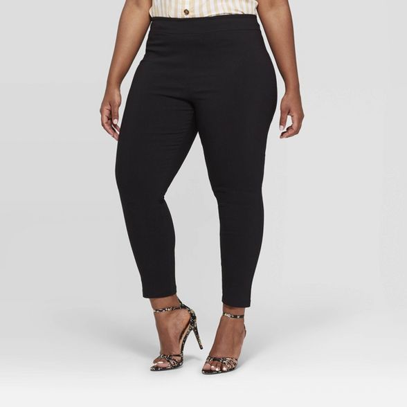 Women's Plus Size Skinny Ankle Cropped Pants - Who What Wear™ | Target