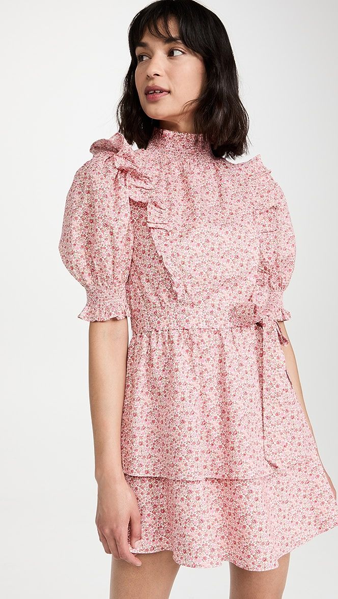 Floral Puff Sleeve Mini Dress | Shopbop
