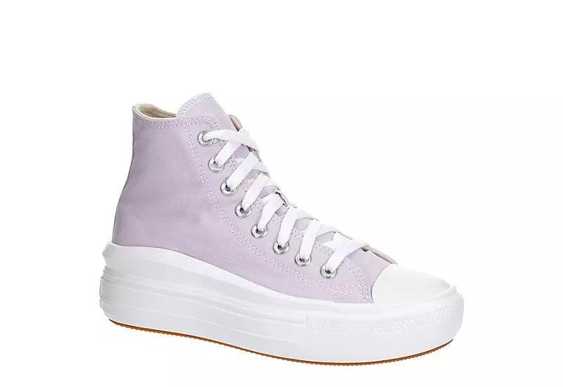 Converse Womens Chuck Taylor All Star Move High Top Sneaker - Lilac | Rack Room Shoes