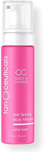 Tanceuticals CC Self Tanning Body Mousse - Self Tanner in Ultra Dark Shade - Healthy Ingredients ... | Amazon (US)