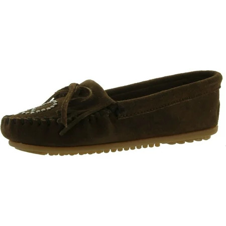 Minnetonka Women s Kilty Peace Sign Moccasin Dusty Brown 6 | Walmart (US)