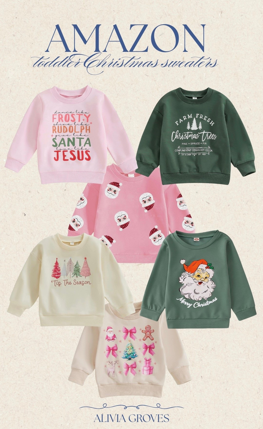 I always love the Amazon seasonal sweaters for toddlers❤️ 

#amazon #amazonfinds #amazontoddler #toddlerfinds #toddlerfashion #seasonal #toddlerseasonal #christmas #christmassweaters

#LTKKids #LTKSeasonal #LTKHoliday