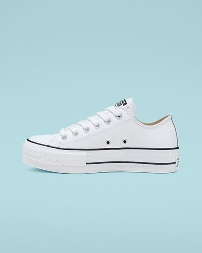 Chuck Taylor All Star Leather Platform Low Top | Converse (US)