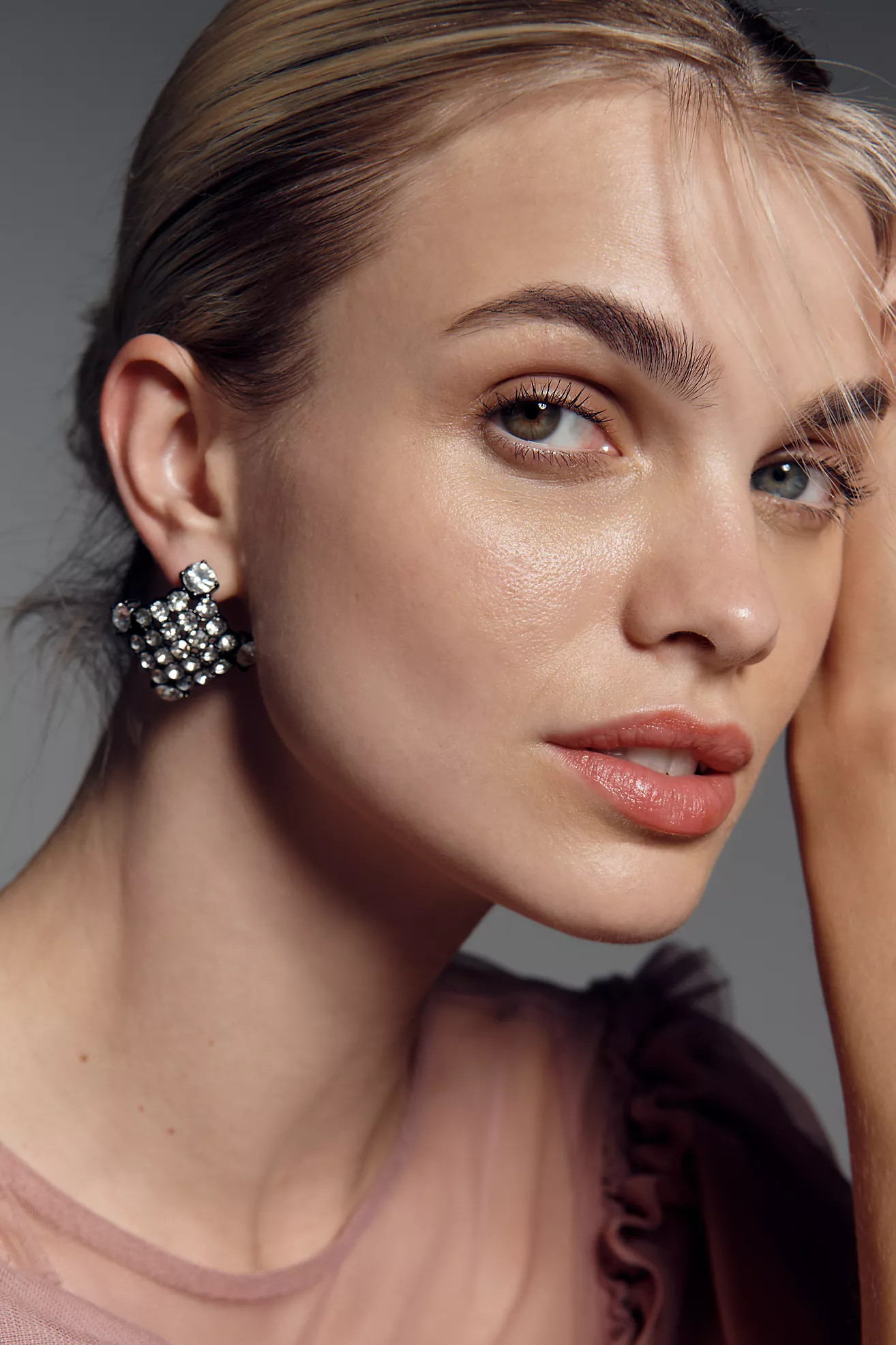 Crystal Square Post Earrings | Anthropologie (US)