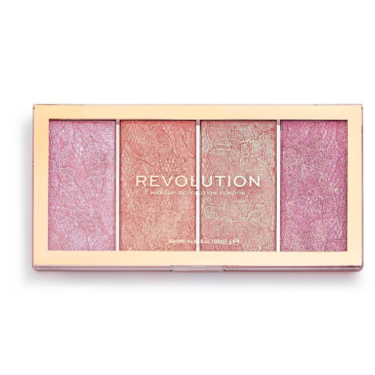Makeup Revolution Vintage Lace Blush Palette - Pink - 0.18oz | Target