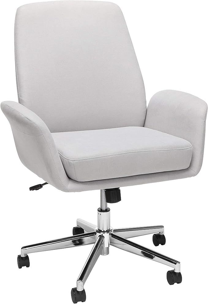 OFM Core Fabric Upholstered Office Arm Chair, Height-Adjustable, Thick 3” Cushion, 250lb Max We... | Amazon (US)