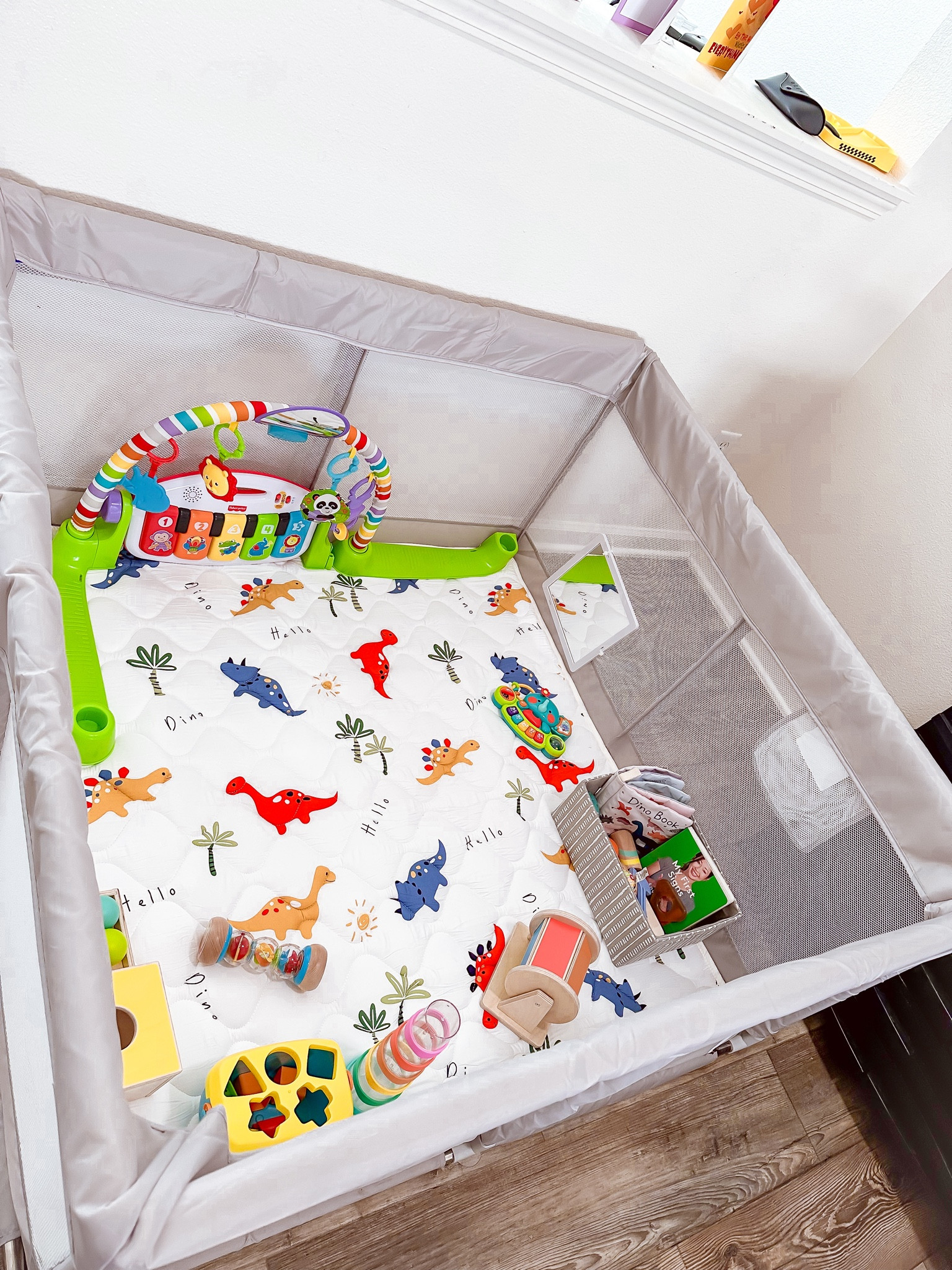 Updated play pen for 7 month old 

#LTKBaby #LTKKids #LTKSaleAlert
