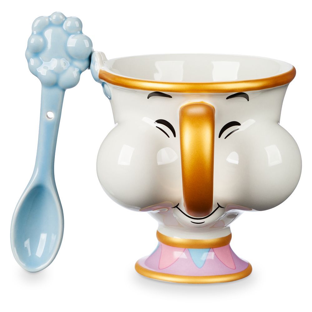 Chip Teacup and Spoon Set – Beauty and the Beast | Disney Store