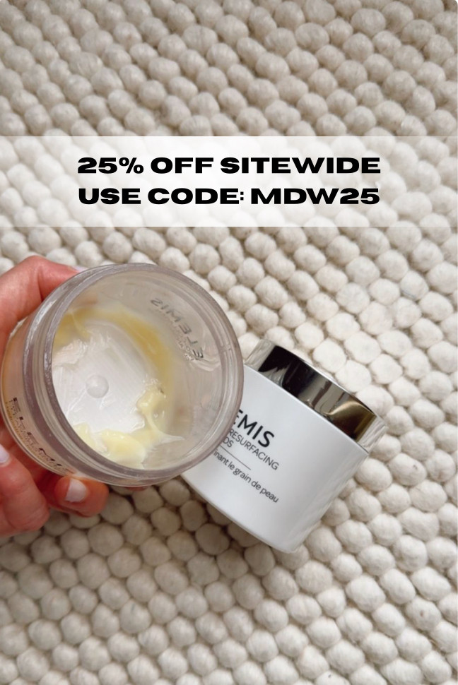 My favorite cleansing balm and resurfacing pads are include in the Elemis sitewide sale.  

 #LTKOver40 #LTKSaleAlert #LTKBeauty