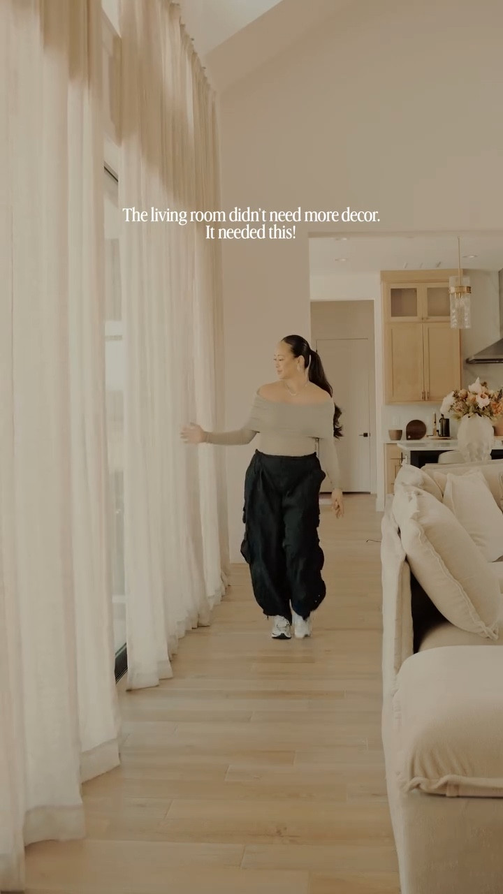 The drapery softened everything and for some reason the house feels quieter now.



#LTKHome