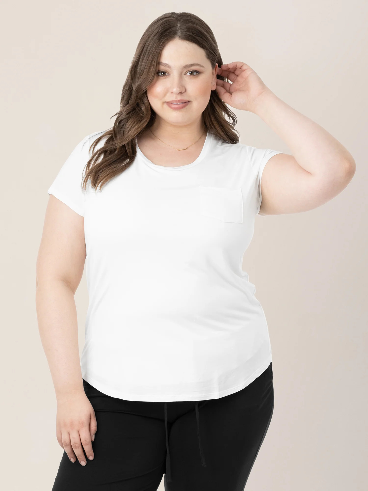Everyday Maternity & Nursing T-shirt | White – Kindred Bravely | Kindred Bravely