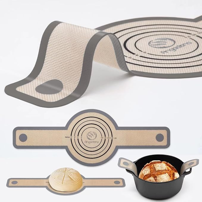 Silicone Bread Sling Dutch Oven - Best Japan Silicone. Non-Stick & Easy Clean Reusable Bread Baki... | Amazon (US)