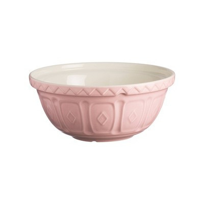 MASON CASH 91oz Earthenware Color Mix Mixing Bowl Pink: Large Ceramic Mixing Bowl, Dishwasher & Microwave Safe | Target