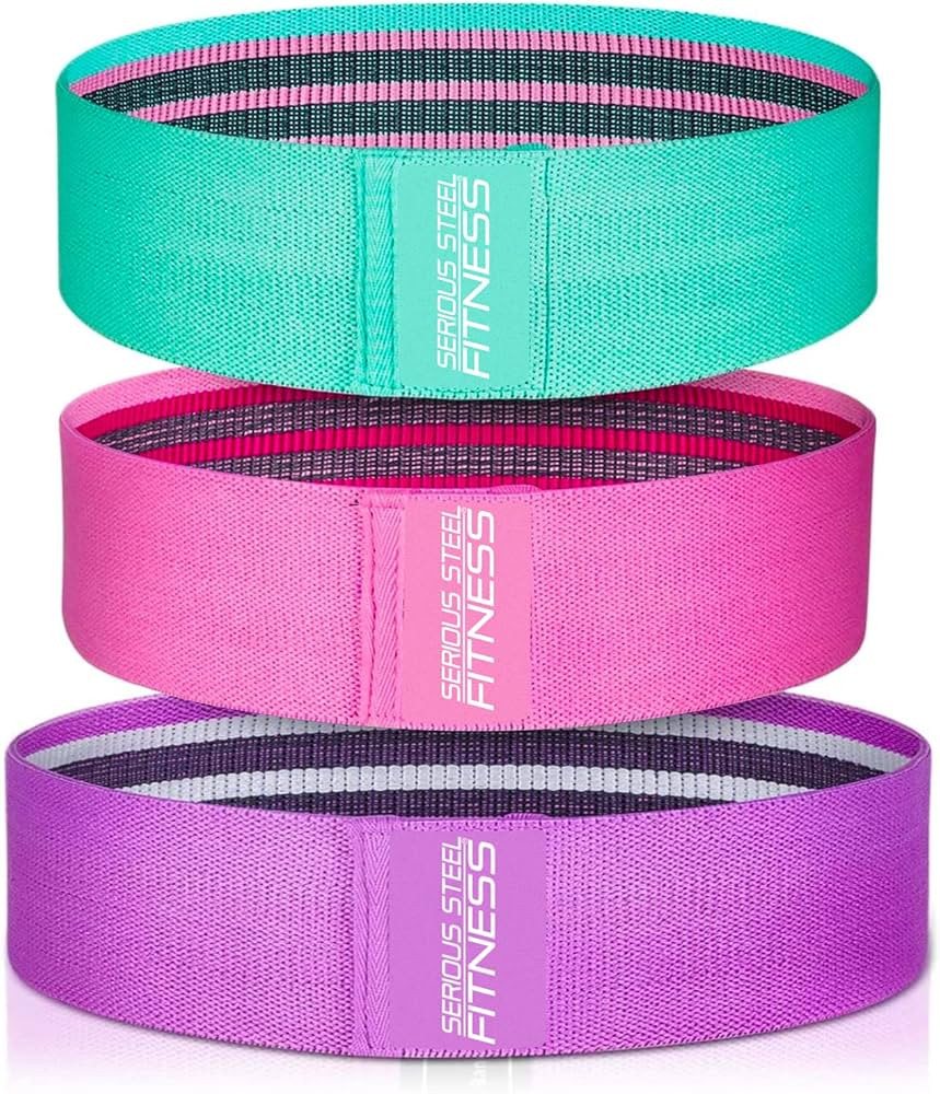 Serious Steel Fitness Hip and Glute Activation Band | Squat & Deadlift Warm-up Band for HIPS and ... | Amazon (US)