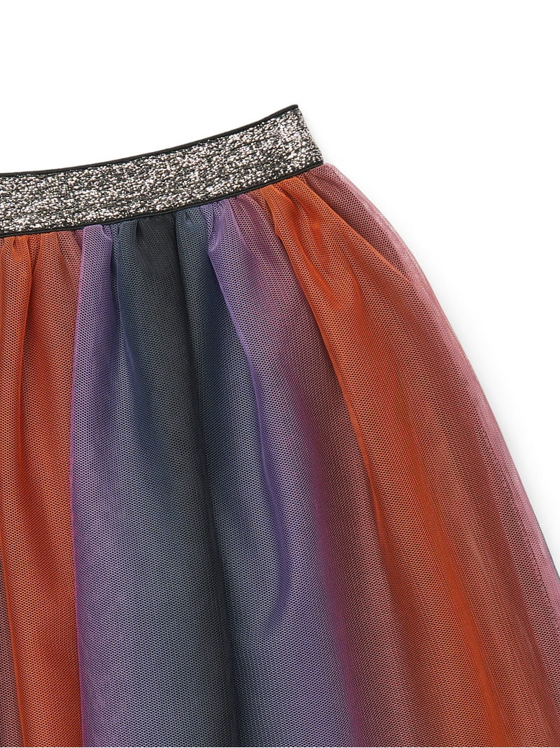 Way to Celebrate Girls Halloween Tulle Skirt, Sizes 4-18 | Walmart (US)