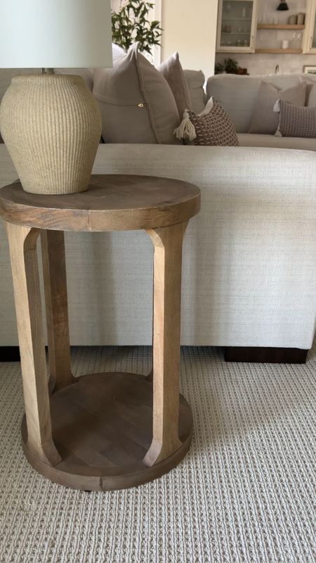 Under $100 end table back in stock! Always a best seller, so pretty in person! 

End table, side table, living room table, sectional, sofa, couch, table lamp, lamp, table decor, living room

#LTKhome #LTKfindsunder100